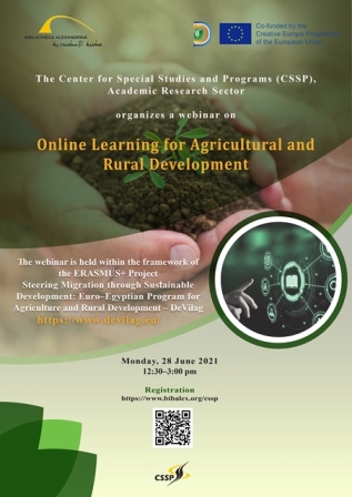 A webinar on Online Learning for Agricultural and Rural Development